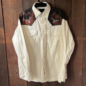 Vintage wrangler cowgirl shirt